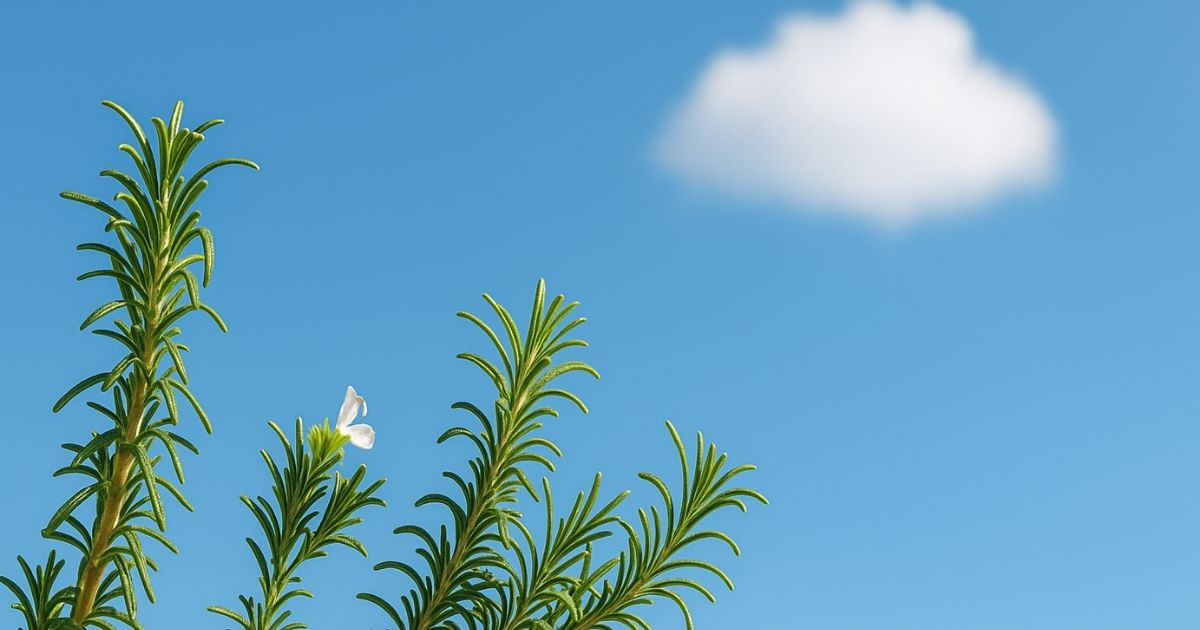ローズマリーと青空
