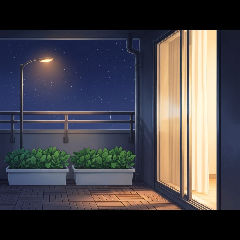 ベランダが明るい状態