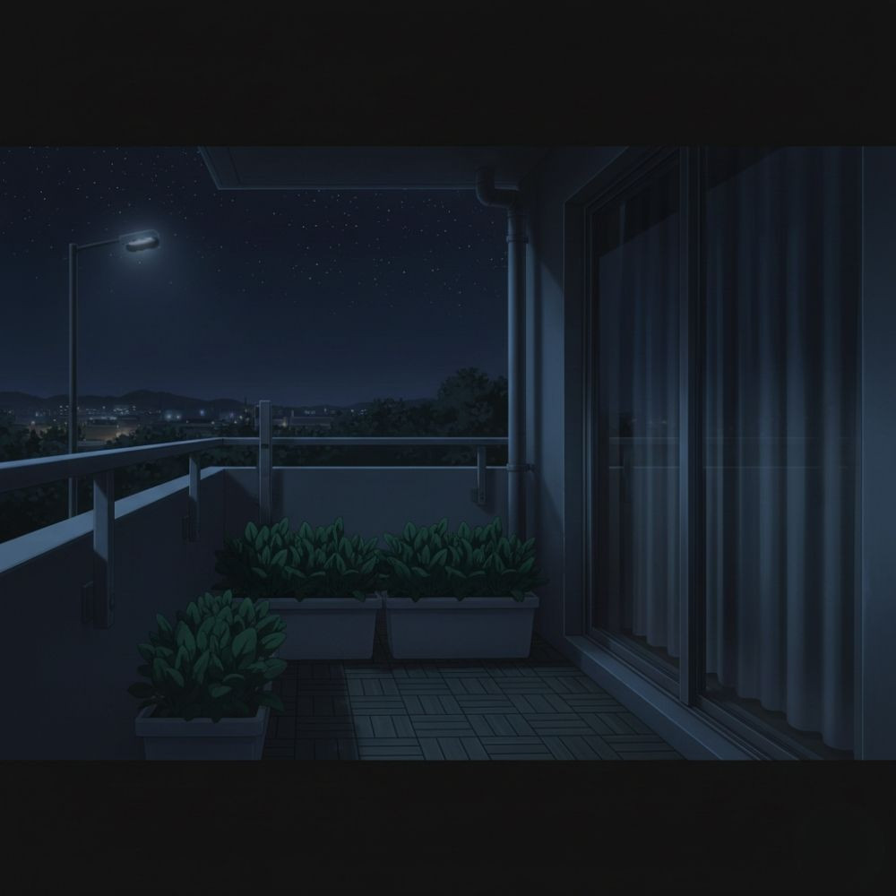 ベランダが暗い状態