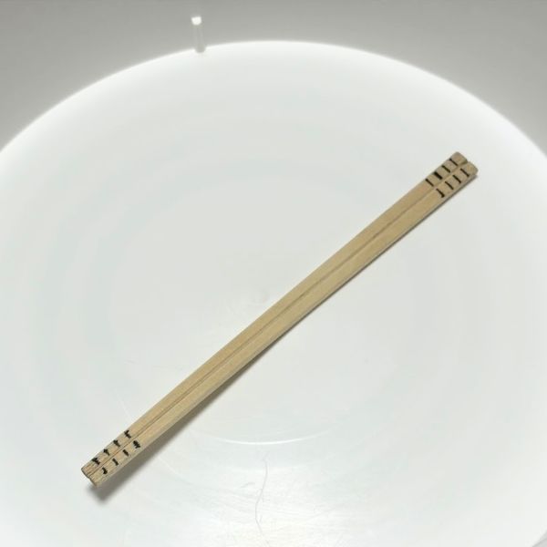目印をつけた割り箸