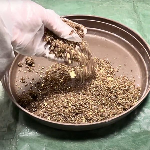 サラサラに乾いていている状態